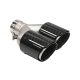 Exhaust Tip 89mmx2 enter 57mm Right Carbon Gloss