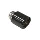 Exhaust Tip 114mm enter 67mm Carbon Gloss