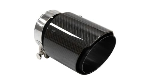 Exhaust Tip 101mm enter 70mm Carbon Gloss