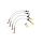 VW Golf Mk5 R32 3.2 - 4 Motion Brake Lines-Colour Black Colour Purple Colour Orange Colour Clear Colour Green Colour Blue - Transparent Colour Red - Transparent Colour Blue - Solid Colour Red - Solid