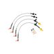 VW Golf Mk5 R32 3.2 - 4 Motion Brake Lines-Colour Black Colour Purple Colour Orange Colour Clear Colour Green Colour Blue - Transparent Colour Red - Transparent
