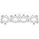 MAZDA FS DE '91-'03 EXHAUST .030" MLS 2.045" X 1.375" PORT
