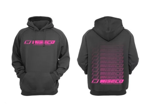 Wiseco Pullover Sweatshirt Gradient Design Pink - M