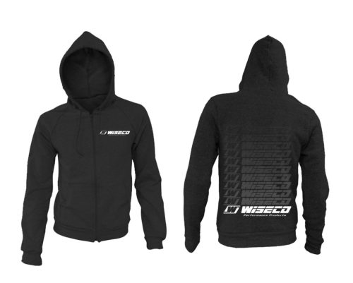 Wiseco Zip Up Sweatshirt Gradient Design Size L