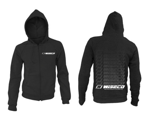 Wiseco Zip Up Sweatshirt Gradient Design Size S