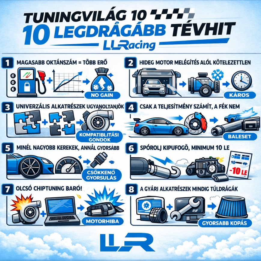 A Tuningvilág 10 Legdrágább Tévhite – és Amit Helyette Érdemes Csinálni