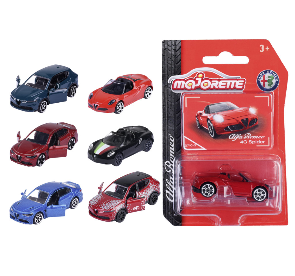 Majorette Alfa Romeo Premium Cars Fém Kisautók (6 féle) - 212053052SI1