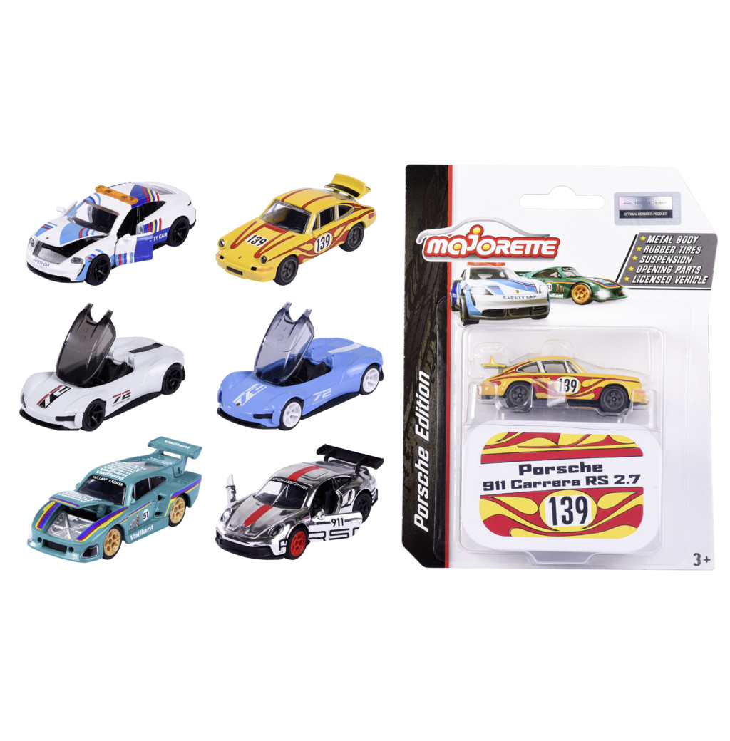 Majorette Porsche Motorsport Deluxe Fém Kisautók, Tárolódobozzal (6 féle) - 212053161
