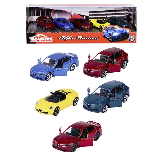 Majorette Alfa Romeo 5 db-os ajándékszett
