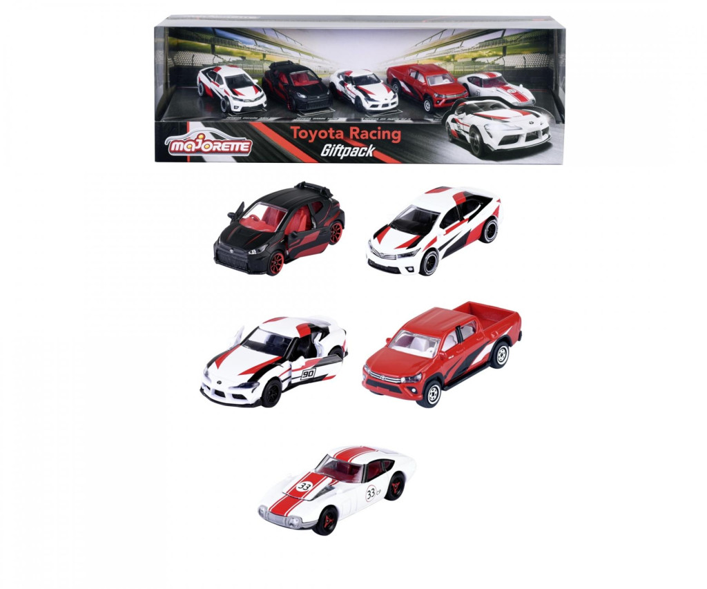 Majorette Toyota Racing 5 db-os ajándékszett