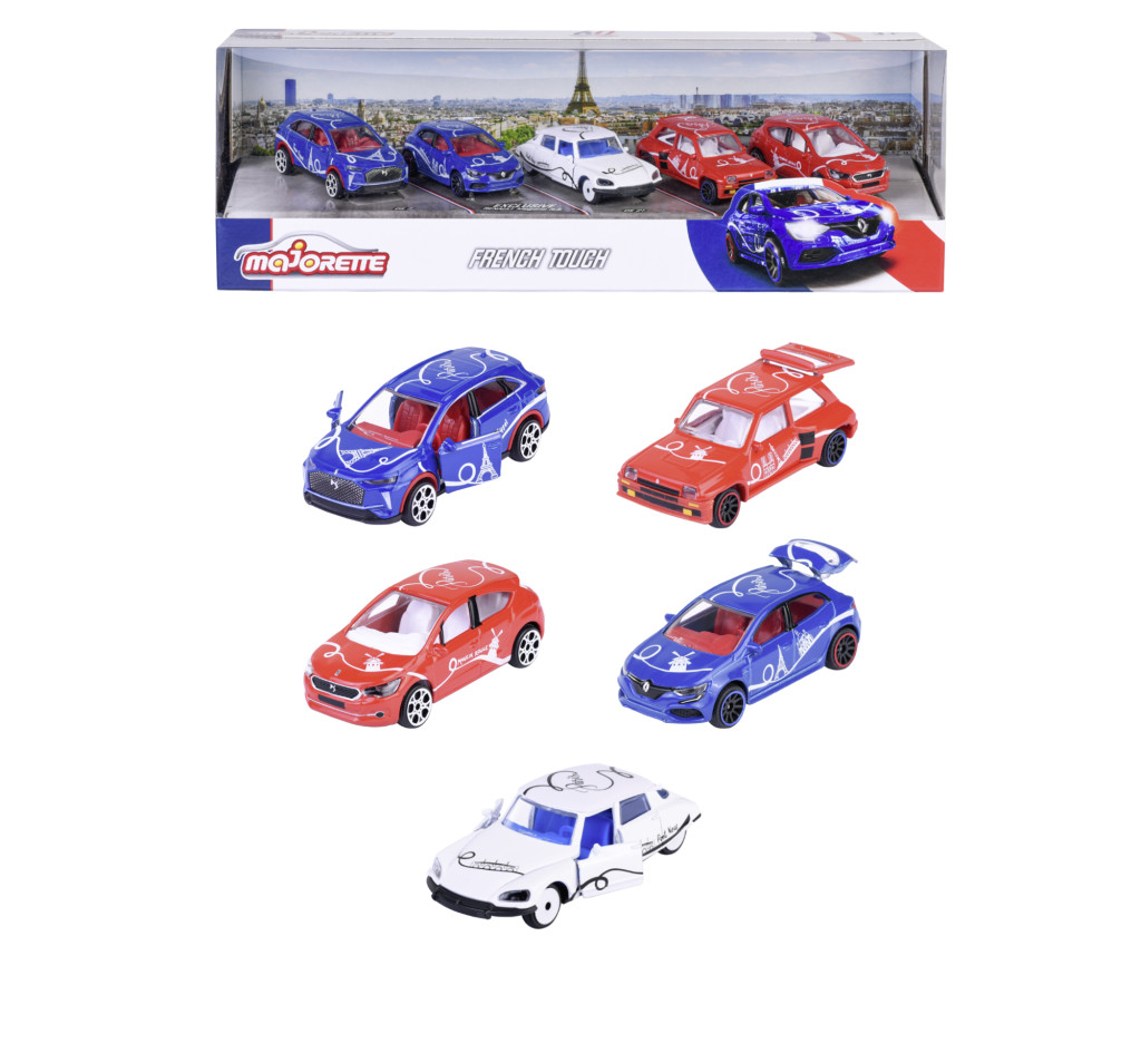 Majorette French Touch Giftpack Fém Kisautó Szett (5 darab) - 212055012