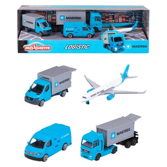 Majorette Maersk szállítójárművek 4 db-os szett