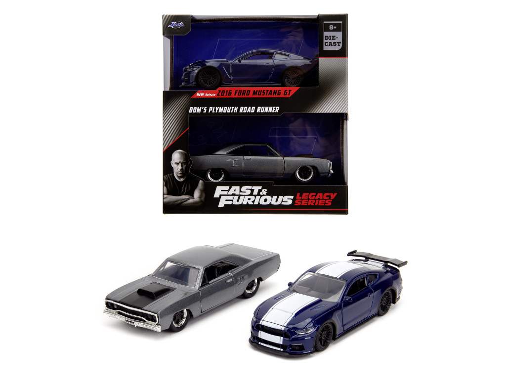 Jada Fast & Furious 1:32 Duopack – Plymouth Road Runner & Ford Mustang GT – 253202018
