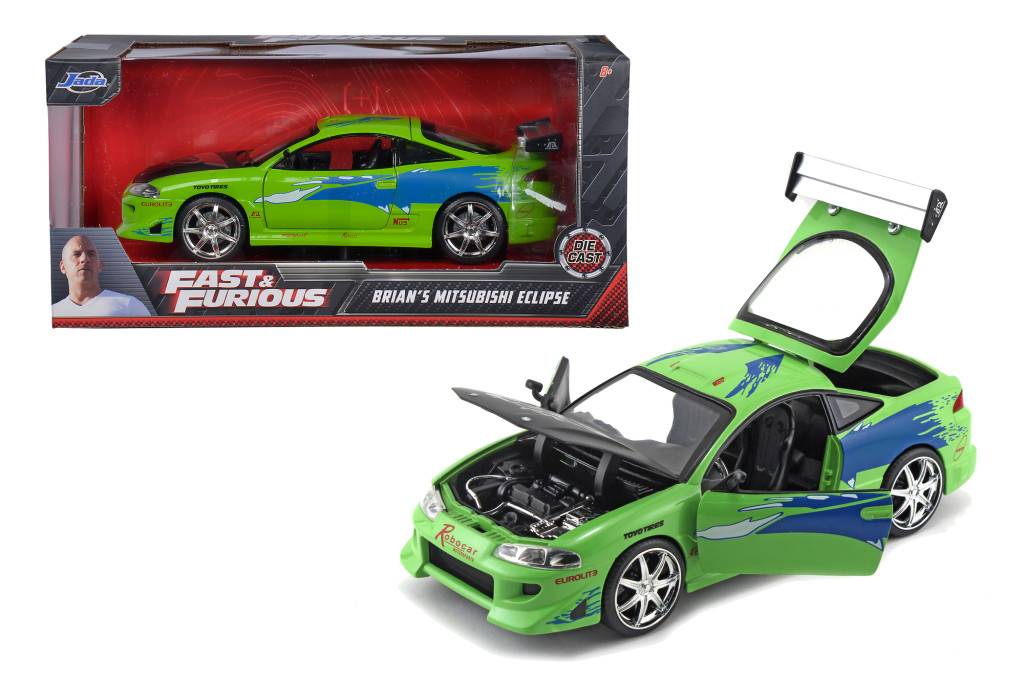 Jada 1:24 Fast & Furious 1995 Mitsubishi Eclipse – Brian ikonikus autója