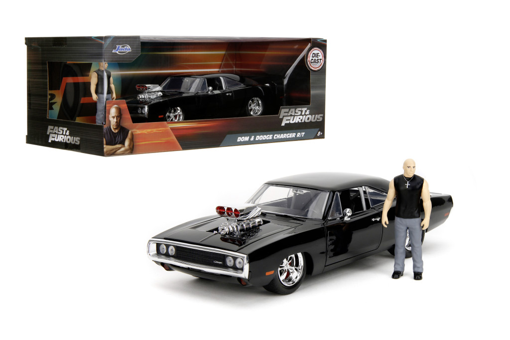 Jada 1:24 Dom Dodge Charger R/T – Fast & Furious Fém Modellautó Figurával (253205006)