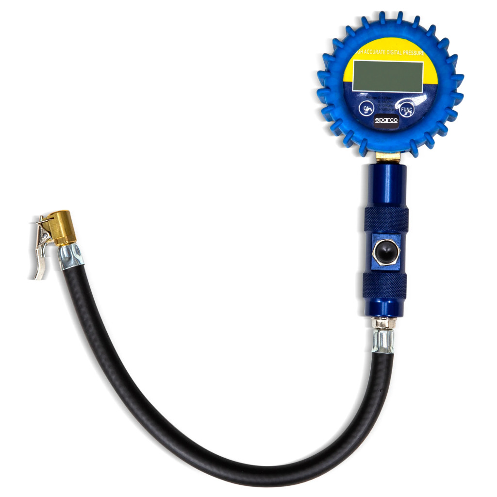Sparco Digitális Guminyomásmérő (63 mm, 0-7 bar) - 2941063D