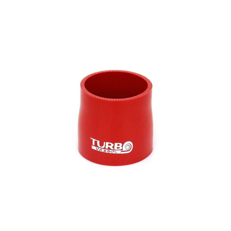 Szilikon Cső Egyenes Szűkítő TurboWorks 32-35mm, Piros