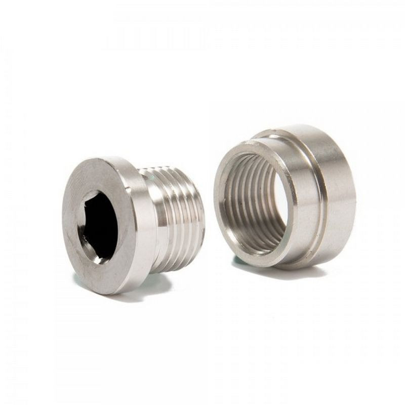 M18 x 1.5 Lambdaszonda (O2 szenzor) távtartó / szűkítő adapter + zóródugó